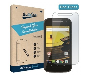 Just in Case Tempered Glass Motorola Moto E (2015) - Arc Edge