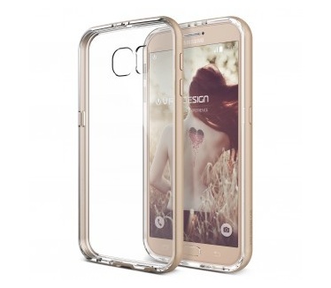 Verus Crystal Bumper Samsung Galaxy S7 Plus Case - Shine Gold