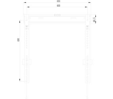 Equip 32"-55" Fixed TV Wall Mount Bracket