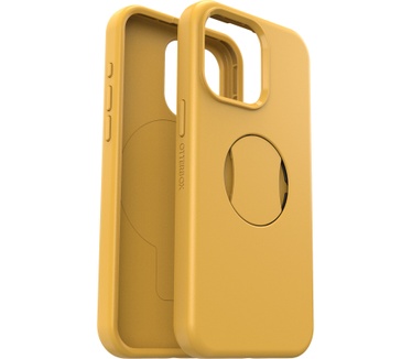 Otterbox OtterGrip Symmetry Series voor iPhone 15 Pro Max, Aspen Gleam 2.0 (Yellow)