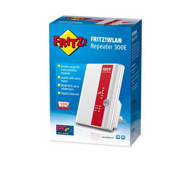 Specificaties van AVM FRITZ!Wlan Repeater 300E (Int