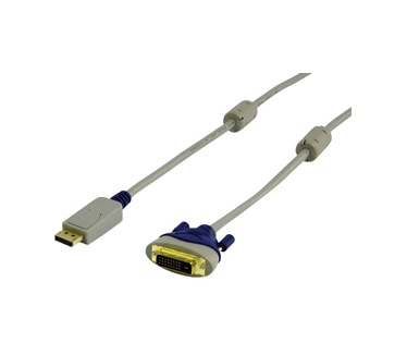 HQ Products 1.8m DP 19/DVI-D 24+1 M/M