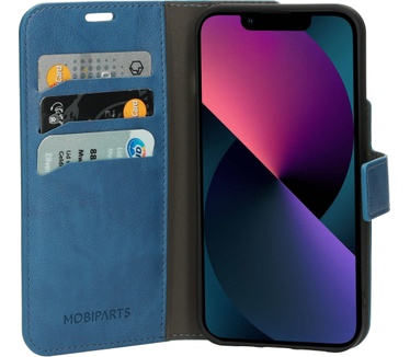 Mobiparts Classic Wallet Case Apple iPhone 13 Steel Blue