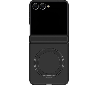 Accezz Color Backcover met MagSafe en Ringstand voor de Samsung Galaxy Z Flip 8 - Zwart