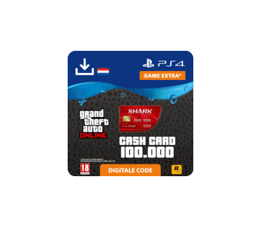 Rockstar Games Red Shark Card GTA Online - PS4