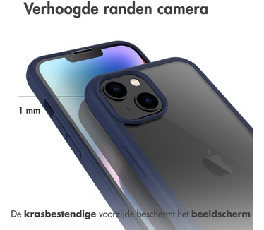 Accezz 360В° Full Protective Cover iPhone 14 Plus - Blauw