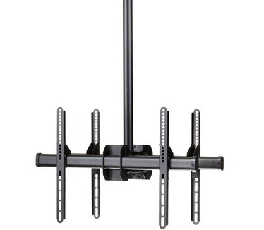 Startech.com Plafond TV beugel voor twee back-to-back schermen 1m tot 1,5m stang