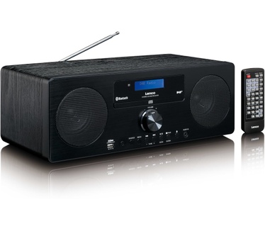 Lenco DAR-060 DAB+ Tafelradio AUX, Bluetooth, CD Zwart
