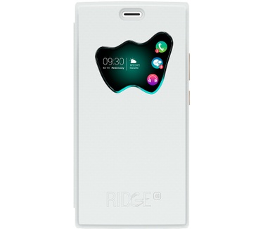 Wiko W-Vision Folio hoes Ridge 4G - Smart-window cover - wit