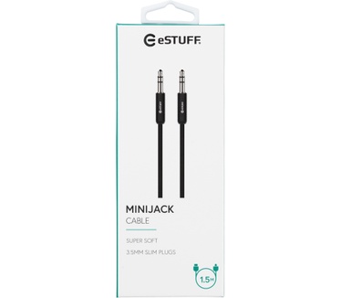 eStuff Minijack Cable 3.5mm 1,5m