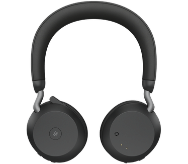 Jabra Evolve2 75 usb-a MS Teams met oplaadhouder (Zwart)