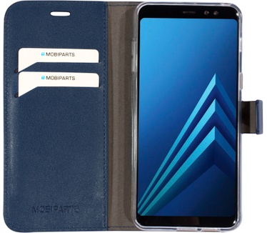 Mobiparts Classic Wallet Case Samsung Galaxy A8 (2018) Blue