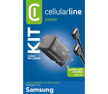 Cellular Line Super Fast Charger Kit PD 45W