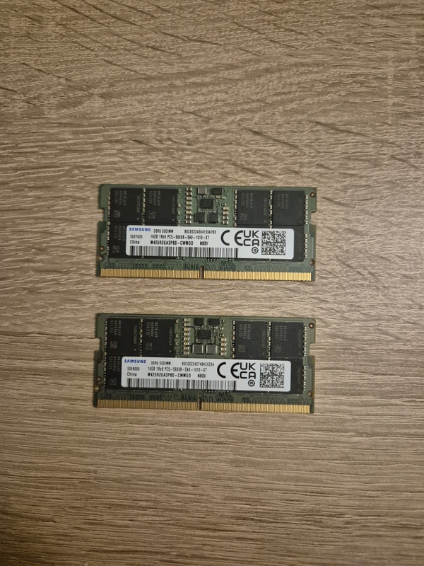 Samsung 32GB (2x16GB) DDR5 sodimm 5600 MT/s aangeboden - Vraag