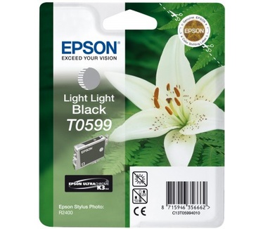 Epson inktpatroon Light Light Black T0599 Ultra Chrome K3