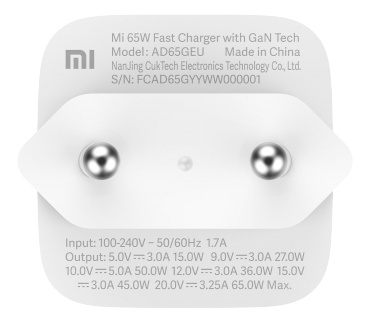 Xiaomi Mi 65W Fast Charger with GaN Tech