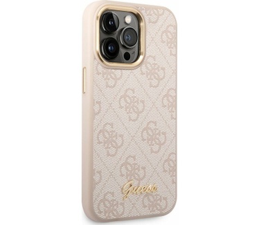 Guess 4G Back Case - Apple iPhone 14 Pro Max (6.7") - Roze Roze