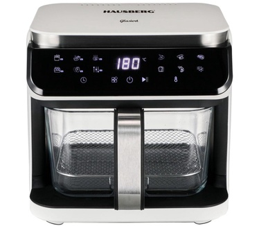 Hausberg HB-2343AB Airfryer 6,5 L, Glazen mand