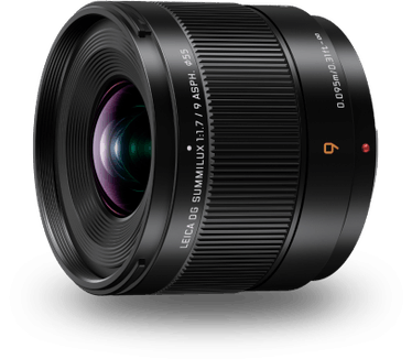 Panasonic Leica DG Summilux 9mm f/1.7 ASPH MFT-mount objectief Zwart