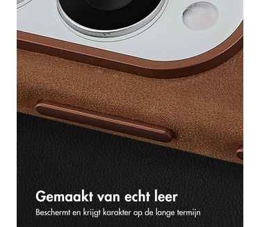 Accezz Vintage Leather Magsafe Backcover