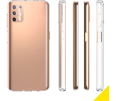 Accezz Clear Backcover Motorola Moto G9 Plus - Transparant
