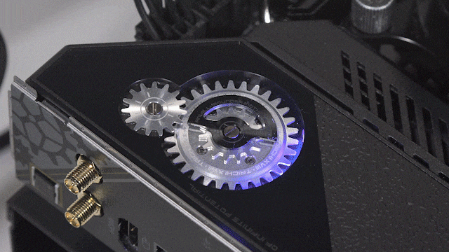 ASRock Z590 Taichi tandwielen gif