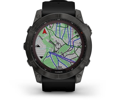Garmin fēnix 7X Sapphire Solar Grijs (Zwart)