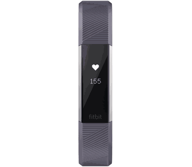 Fitbit Alta HR Large Aluminium (Grijs)