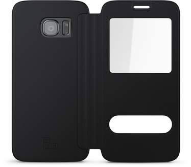 BeHello Samsung Galaxy S7 Edge Window view Cover Black