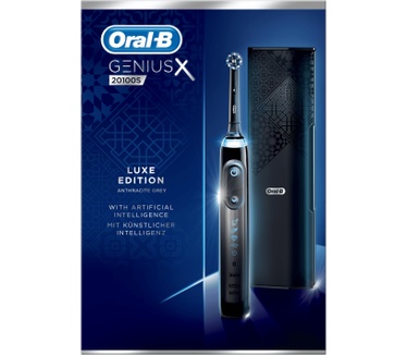 Oral-B Genius X 20100S Luxe Edition Elektrische Tandenborstel Antracietgrijs Powered By Braun