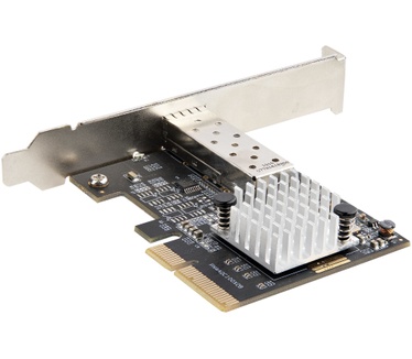 Startech.com 10G PCIe SFP+ Netwerkkaart, Single SFP+ Port Netwerk Adapter, Open SFP+ voor MSA-Compliant Modules/Direct-Attach Kabels, 10 Gigabit Fiber PCIe NIC, PCI Express SFP+ Netwerkkaart