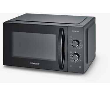 Severin 7785 Magnetron Zwart 800 W Grillfunctie, Timerfunctie