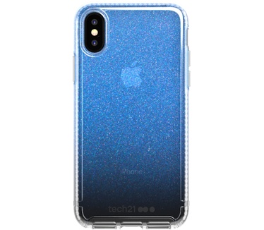 Tech21 Pure Shimmer Blauw Apple iPhone X/XS (T21-6586) (iPhone X/XS) Blauw