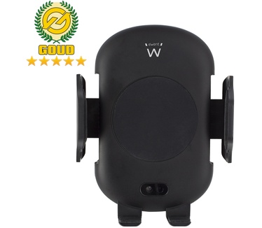 Ewent EW1191 Automatische Smartphonehouder voor in de auto met draadloze snellaadfunctie