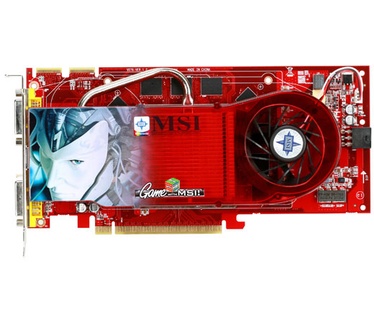 MSI Radeon X1950 Pro 512MB DDR3 (PCI-e, 2x DVI, ViVo) RX1950PRO-VT2D512E