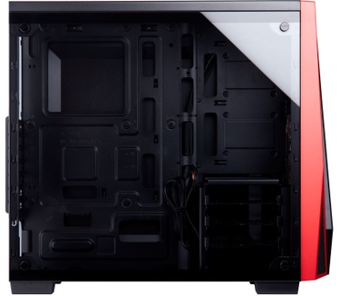 Corsair Carbide SPEC-04 Tempered Glass Zwart/Rood