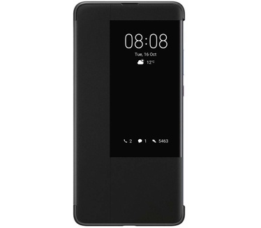 Huawei Mate 20 X S-View Book Cover  Zwart