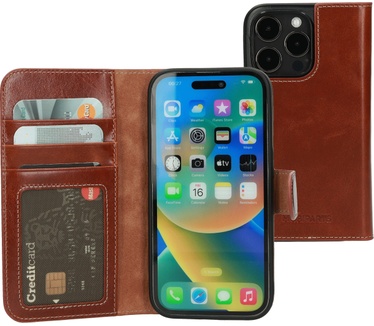 Mobiparts Excellent Wallet Case 2.0 Apple iPhone 14 Pro Oaked Cognac