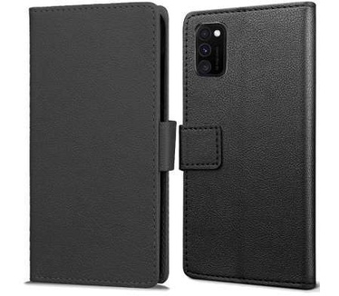 qMust Samsung Galaxy A41 Wallet Hoesje Zwart