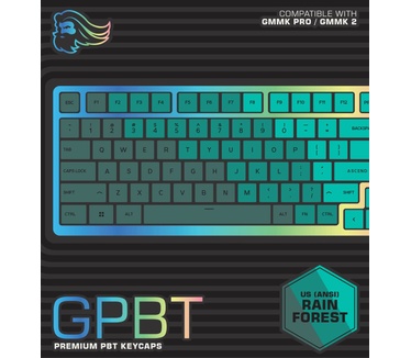 Glorious PC Gaming Race 114 keycaps PBT DYE-sub legends Compatible with Cherry MX switches US ANSI layout Designed for GMMK keyboards