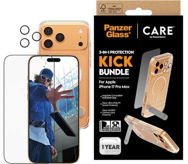 PanzerGlass PanzerGlass® | CARE by PanzerGlass® 3-in-1 Feature Kick Bundle iPhone 17 Pro Max
