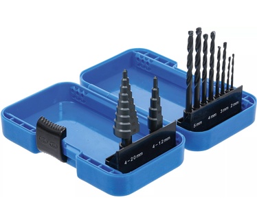 BGS technic Step Drill and Twist Drill Set