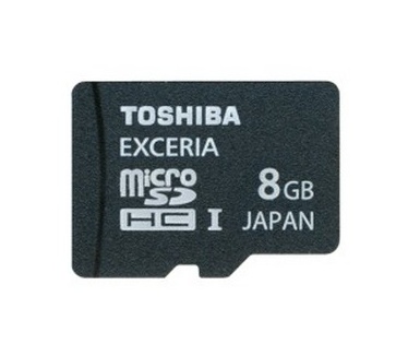 Toshiba 8GB Micro SDHC Exeria