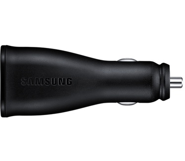 Samsung Fast Charging MicroUSB Autolader - Dual-USB - Black