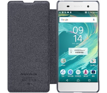 Nillkin New Sparkle Book Case voor Sony Xperia XA - Zwart