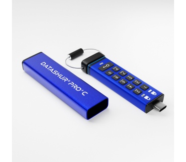 iStorage datAshur PRO+C 512GB Blauw