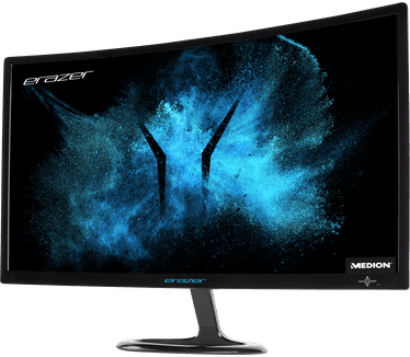 Medion Erazer ® X52471 23,6“ Full HD 144 Hz Curved Gaming monitor Zwart