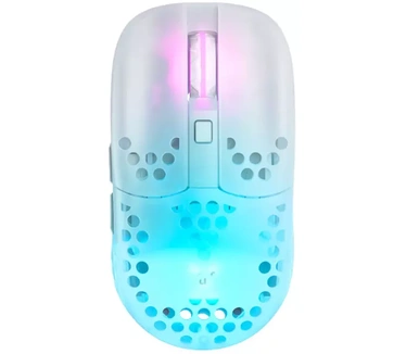 Xtrfy MZ1 Wireless RGB Rail Draadloos, Met bekabeling 19,000dpi Muis Wit