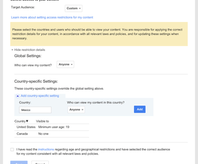 Google + leeftijdsgrens