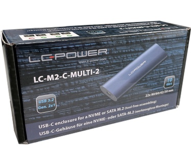 LC-Power LC-M2-C-MULTI-2 Grijs